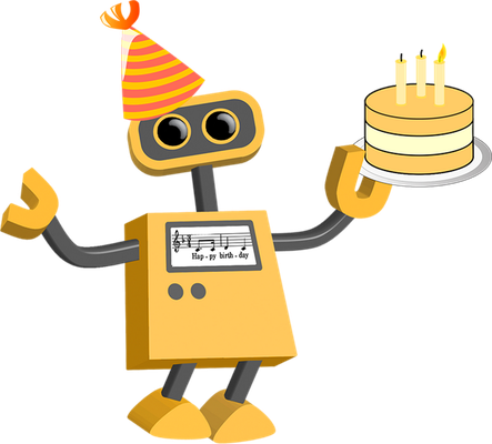 robot - technologie - sciences et techniques - smiley émoticône émoji cartoon clipart illustration - artémotic