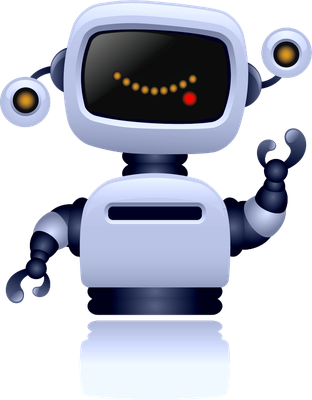 robot - technologie - sciences et techniques - smiley émoticône émoji cartoon clipart illustration - artémotic