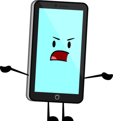 téléphone - technologie - sciences et techniques - smiley émoticône émoji cartoon clipart illustration - artémotic