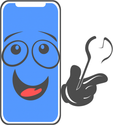 téléphone - technologie - sciences et techniques - smiley émoticône émoji cartoon clipart illustration - artémotic