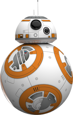BB8 [Star Wars] - technologie - sciences et techniques - smiley émoticône émoji cartoon clipart illustration - artémotic