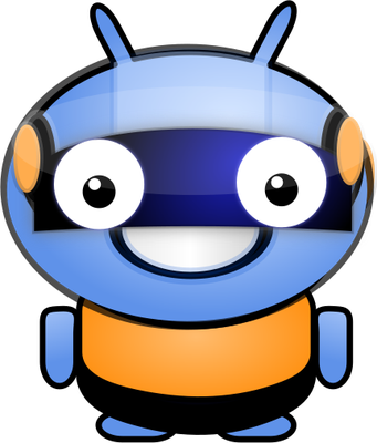 robot - technologie - sciences et techniques - smiley émoticône émoji cartoon clipart illustration - artémotic