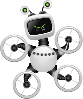 robot - technologie - sciences et techniques - smiley émoticône émoji cartoon clipart illustration - artémotic