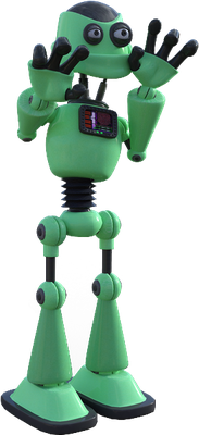 robot - technologie - sciences et techniques - smiley émoticône émoji cartoon clipart illustration - artémotic