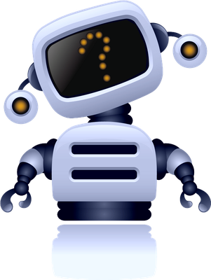 robot - technologie - sciences et techniques - smiley émoticône émoji cartoon clipart illustration - artémotic