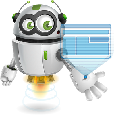 robot - technologie - sciences et techniques - smiley émoticône émoji cartoon clipart illustration - artémotic