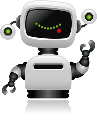 robot - technologie - sciences et techniques - smiley émoticône émoji cartoon clipart illustration - artémotic