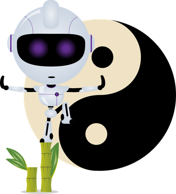 robot - technologie - sciences et techniques - smiley émoticône émoji cartoon clipart illustration - artémotic