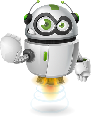 robot - technologie - sciences et techniques - smiley émoticône émoji cartoon clipart illustration - artémotic