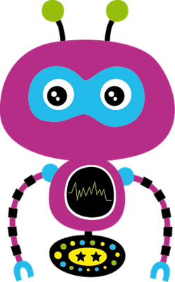 robot - technologie - sciences et techniques - smiley émoticône émoji cartoon clipart illustration - artémotic