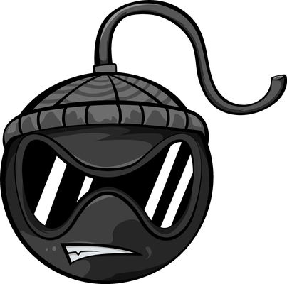 explosion - technologie - sciences et techniques - smiley émoticône émoji cartoon clipart illustration - artémotic