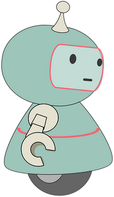 robot - technologie - sciences et techniques - smiley émoticône émoji cartoon clipart illustration - artémotic