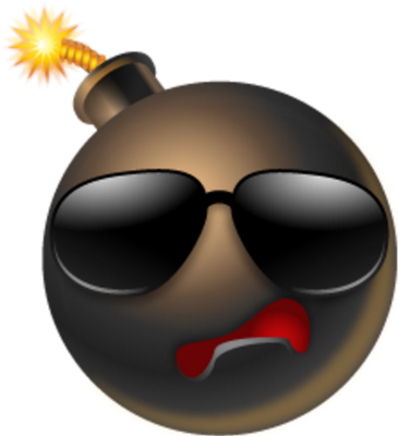 explosion - technologie - sciences et techniques - smiley émoticône émoji cartoon clipart illustration - artémotic