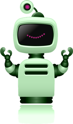 robot - technologie - sciences et techniques - smiley émoticône émoji cartoon clipart illustration - artémotic
