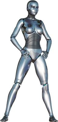 cyborg - technologie - sciences et techniques - smiley émoticône émoji cartoon clipart illustration - artémotic