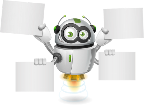robot - technologie - sciences et techniques - smiley émoticône émoji cartoon clipart illustration - artémotic