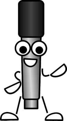 microphone - technologie - sciences et techniques - smiley émoticône émoji cartoon clipart illustration - artémotic