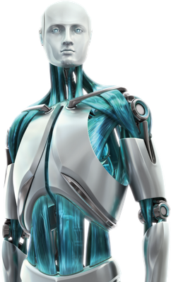 cyborg - technologie - sciences et techniques - smiley émoticône émoji cartoon clipart illustration - artémotic