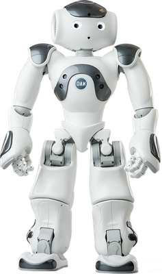 robot - technologie - sciences et techniques - smiley émoticône émoji cartoon clipart illustration - artémotic