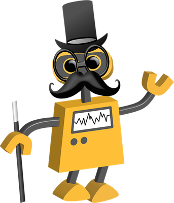 robot - technologie - sciences et techniques - smiley émoticône émoji cartoon clipart illustration - artémotic