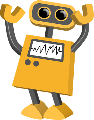 robot - technologie - sciences et techniques - smiley émoticône émoji cartoon clipart illustration - artémotic