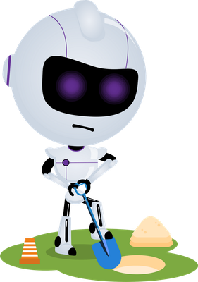 robot - technologie - sciences et techniques - smiley émoticône émoji cartoon clipart illustration - artémotic