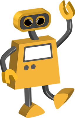 robot - technologie - sciences et techniques - smiley émoticône émoji cartoon clipart illustration - artémotic