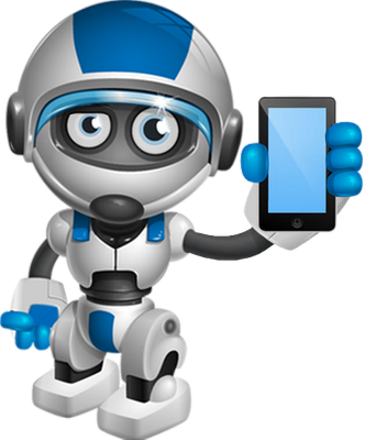 robot - technologie - sciences et techniques - smiley émoticône émoji cartoon clipart illustration - artémotic