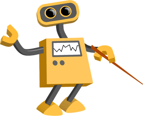 robot - technologie - sciences et techniques - smiley émoticône émoji cartoon clipart illustration - artémotic