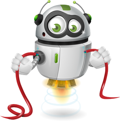robot - technologie - sciences et techniques - smiley émoticône émoji cartoon clipart illustration - artémotic