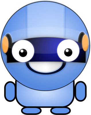 robot - technologie - sciences et techniques - smiley émoticône émoji cartoon clipart illustration - artémotic