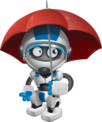 robot - technologie - sciences et techniques - smiley émoticône émoji cartoon clipart illustration - artémotic