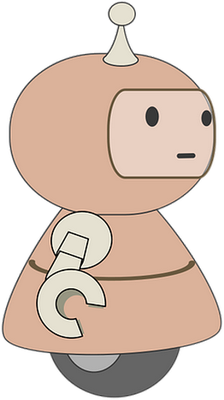 robot - technologie - sciences et techniques - smiley émoticône émoji cartoon clipart illustration - artémotic