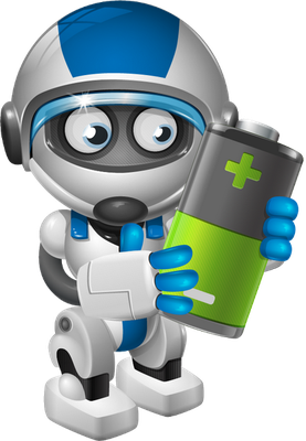 robot - technologie - sciences et techniques - smiley émoticône émoji cartoon clipart illustration - artémotic