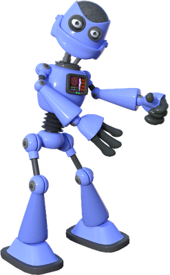 robot - technologie - sciences et techniques - smiley émoticône émoji cartoon clipart illustration - artémotic