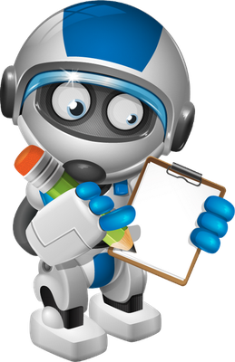 robot - technologie - sciences et techniques - smiley émoticône émoji cartoon clipart illustration - artémotic