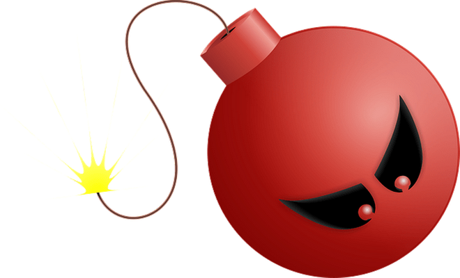 explosion - technologie - sciences et techniques - smiley émoticône émoji cartoon clipart illustration - artémotic