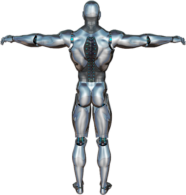 cyborg - technologie - sciences et techniques - smiley émoticône émoji cartoon clipart illustration - artémotic