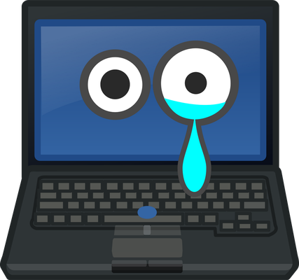 ordinateur - technologie - sciences et techniques - smiley émoticône émoji cartoon clipart illustration - artémotic