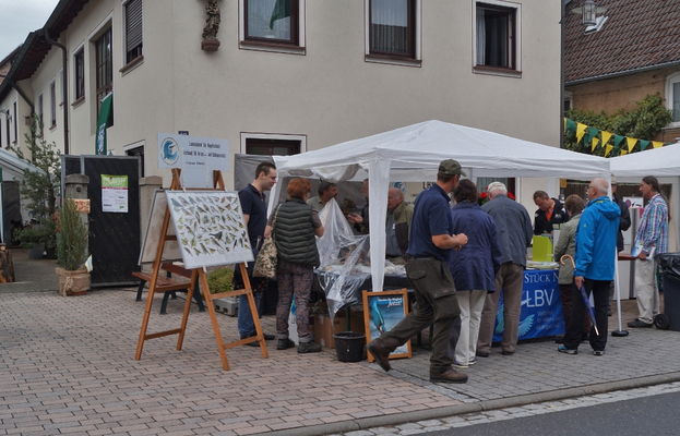 Am Infostand des LBV