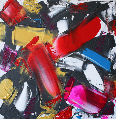 Stronger - Acryl auf Leinwand, 50x50 cm, 2007, S. Ulrich