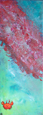 red river - Acryl auf Leinwand,  30x80 cm, 2013,  B. Simon, S. Sontag