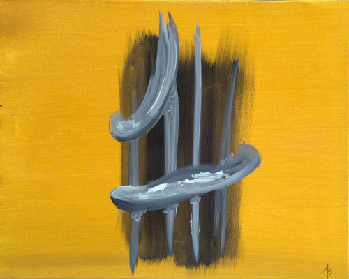 vascular - Acryl auf Leinwand,  50x40 cm, 2015, A. Bellaire