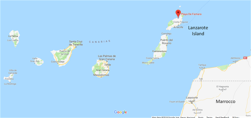 Lanzarote es la más oriental de las 8 Islas