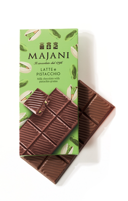 Milk Choc & Pistachio Grains (100g)