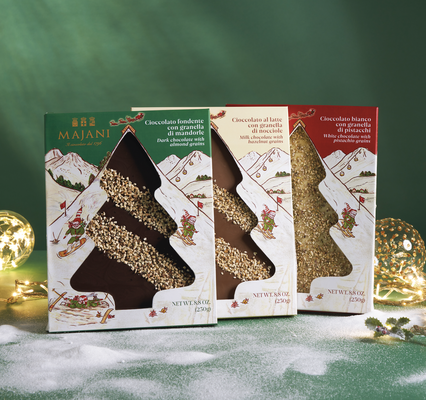 Flat Tree Collection Milk, Dark, White Chocolate (250g)
