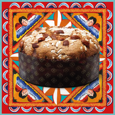 Dolce&Gabbana Panettone with Raisins topped with Icing and Sicilian Almonds 1kg