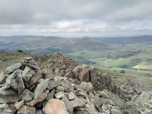 View over the Coniston Fells, The Lake District