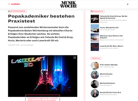 Musikwoche 17.09.2010 