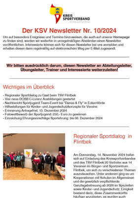 KSV RD-ECK Newsletter Nr. 10/2024